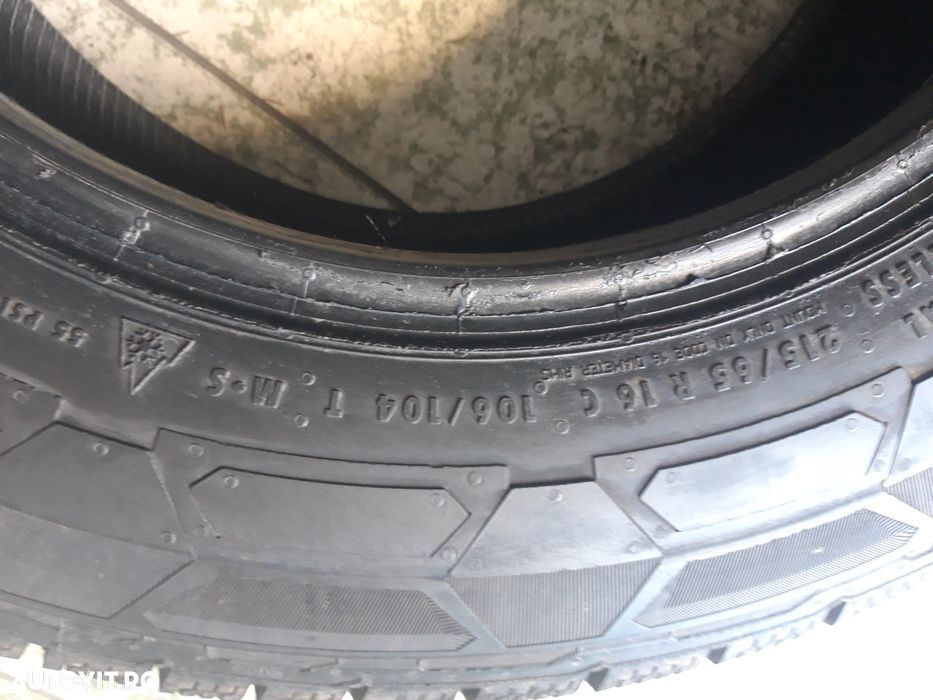 4 anvelope 215/65/16 C Continental de iarna - 3