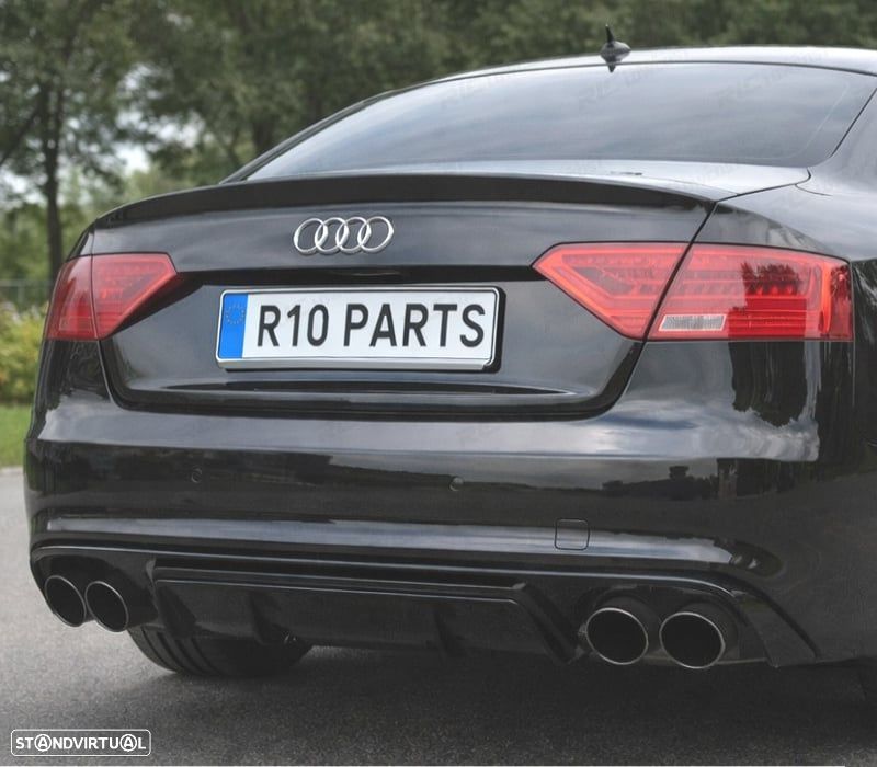 DIFUSOR AUDI A5 B8 B81 COUPE CABRIO 11-16 LOOK RS5 - 1