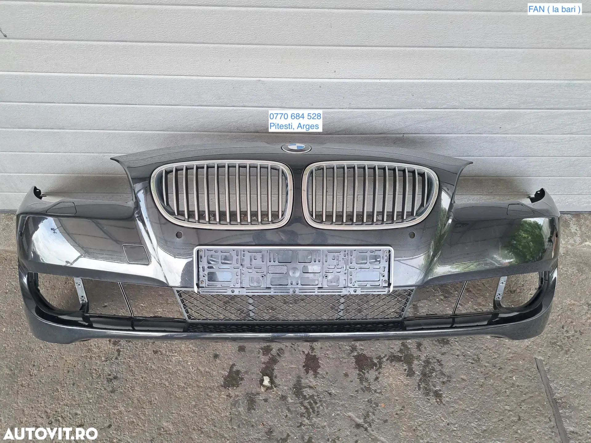Bara fata cod culoare 475 BlackSaphire in stare buna originala BMW ( model cu PDC si camere video laterale 360 view ) Originala BMW F10 F11 F18 - 1