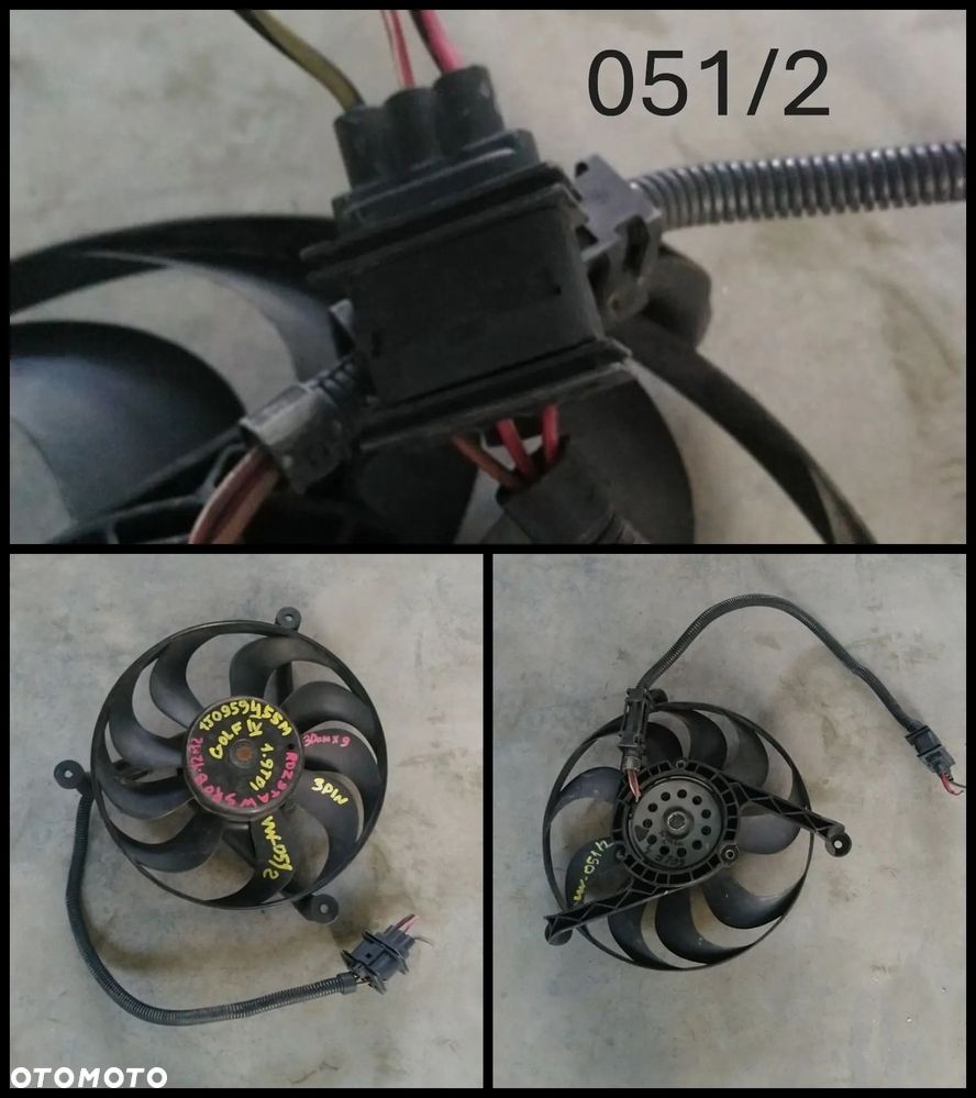 VW-001-399 WENTYLATOR CHŁODNICY VW AUDI SEAT SKODA - 9