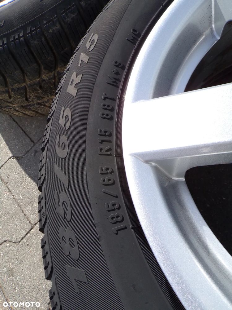 KOMPLET KÓŁ KOŁO FELGA 185/65 15 MERCEDES A KLASA ET 45 6Jx15 - 3