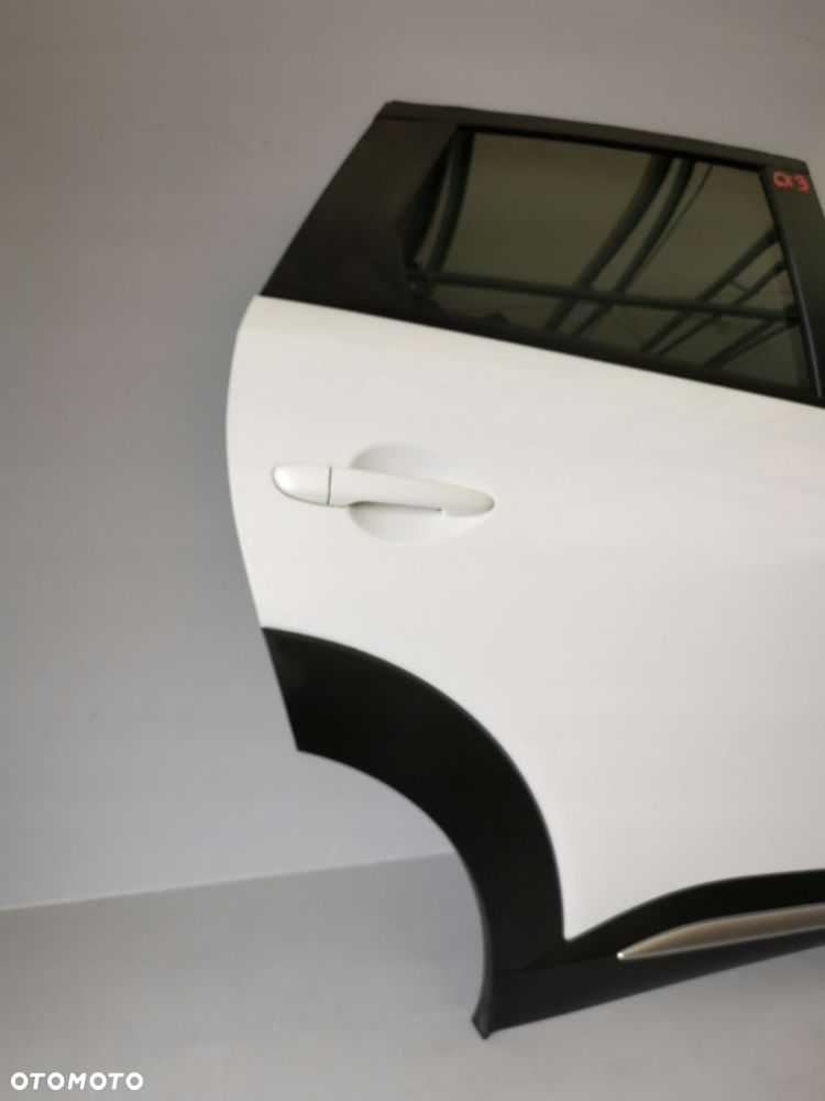 MAZDA CX-3 CX3 DRZWI TYL TYLNE PRAWE BIAŁA PERŁA 25D - 3