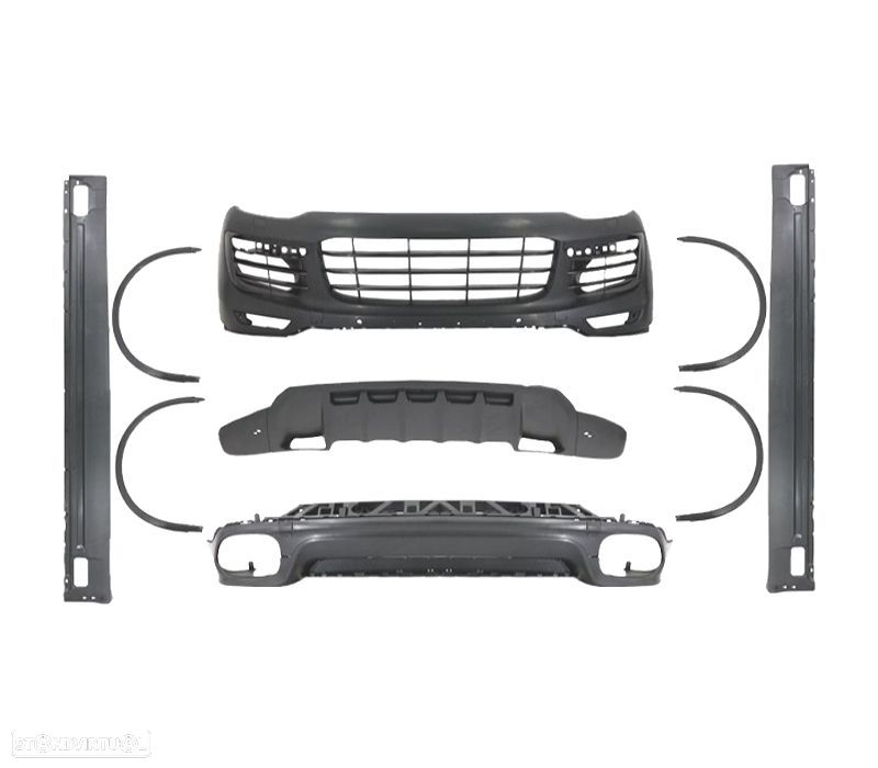KIT CARROÇARIA PORSCHE CAYENNE 958 14-17 LOOK TURBO - 7