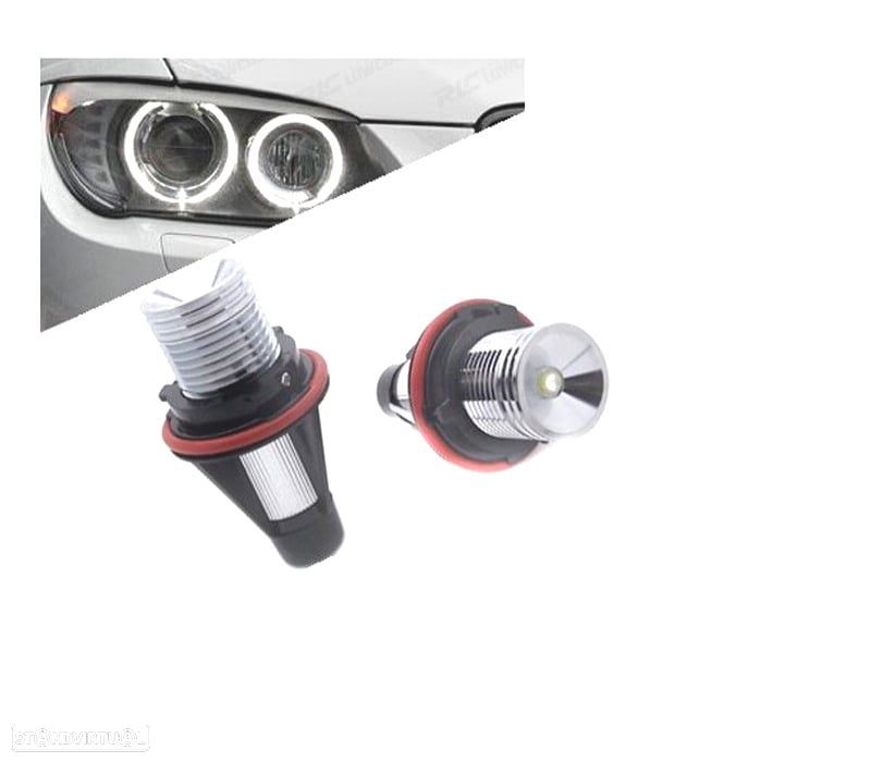 KIT ANGEL EYES EM LED 10W PARA BMW SERIE 5 E60 E87 X3 E83 - 1
