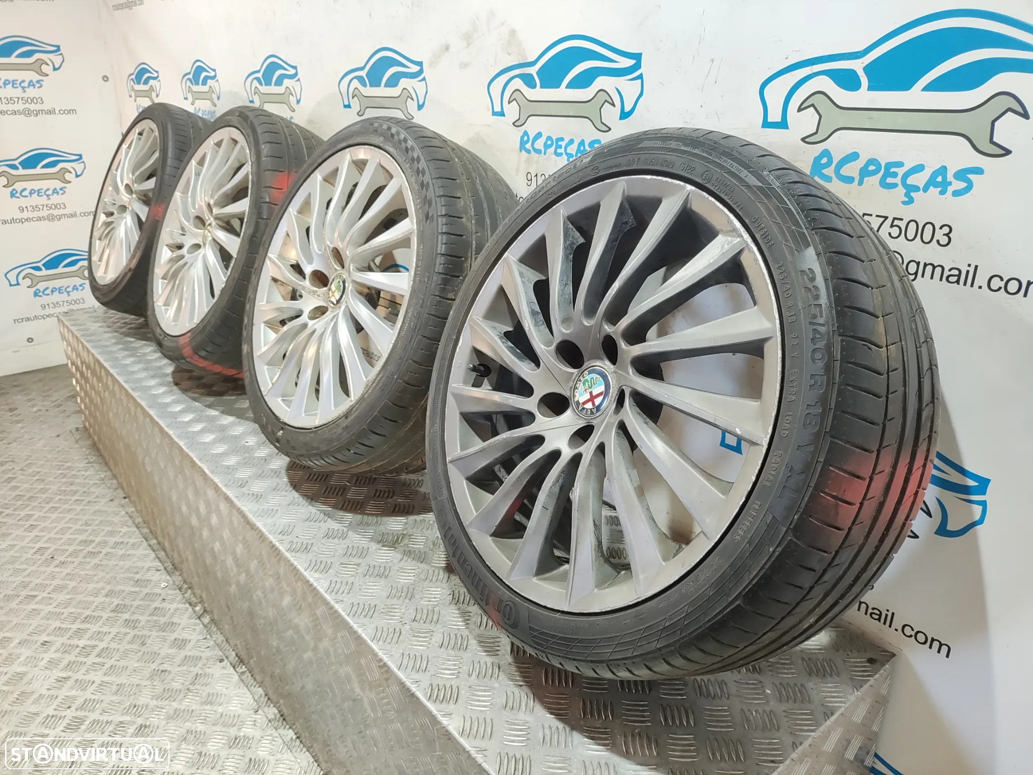 Conjunto Jantes 18 Originais Alfa Romeo Giulietta 7,5J ET41 5x110 - 13