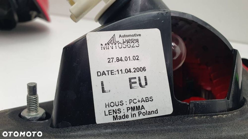LAMPA TYŁ LEWA PRAWA KOMPLET MITSUBISHI COLT VI 3 DRZWI EUROPA - 10