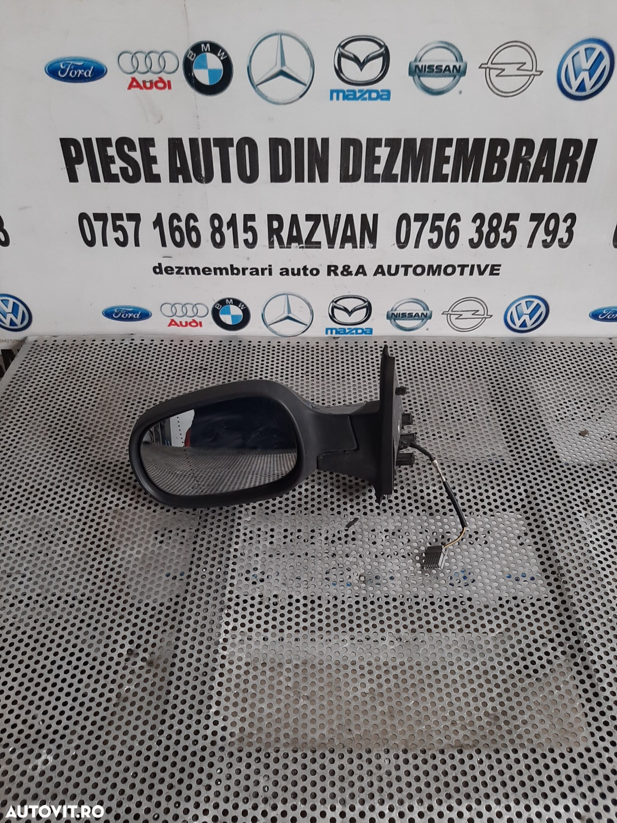 Oglinda Stanga Electrica Nissan Micra Model 2003-2004-2005-2006-2007-2008-2009 Vanduta De Firma Cu - 2