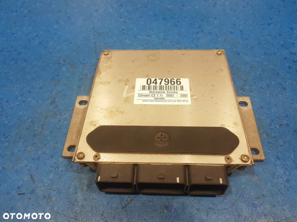 CITROEN C3 1.1I STEROWNIK SILNIKA 9645989480 - 6