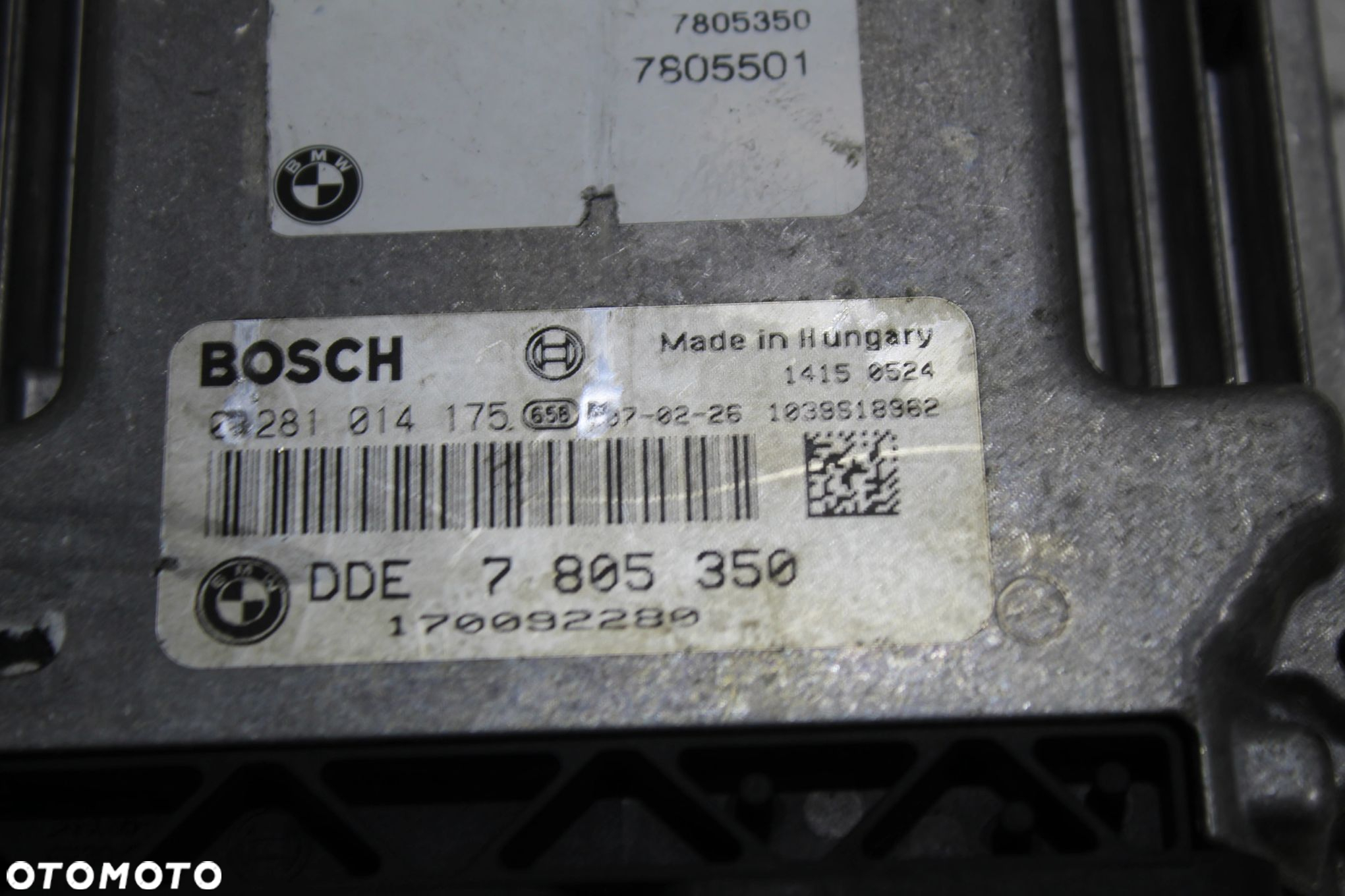 ZESTAW STARTOWY EWS BMW X3 E83 M57N2 3.0D 7805350 - 8