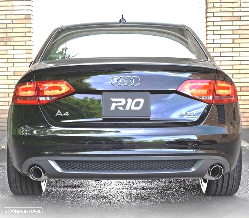 DIFUSOR AUDI A4 B8 07-11 LOOK RS - 3