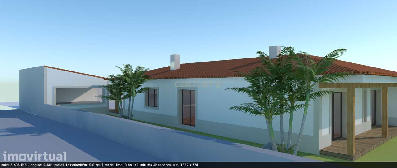 Terreno com Projeto Aprovado pronto a construir – 1.595 m² - Grande imagem: 3/4