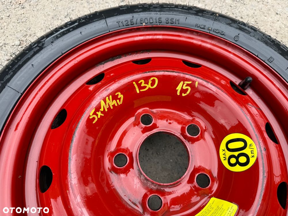 Koło dojazdowe dojazdówka 15' 5x114,3 Hyundai i30 125/80 R15 - 2