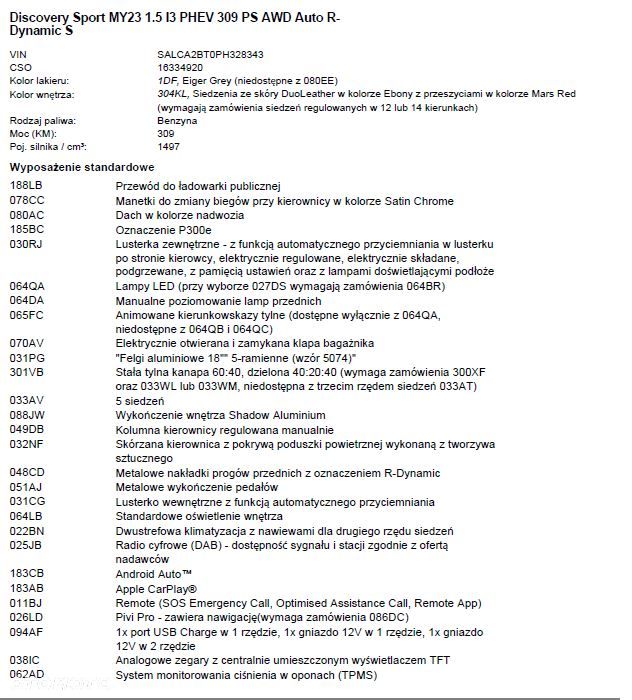 Land Rover Discovery Sport 1.5 P300e PHEV R-Dynamic - 22