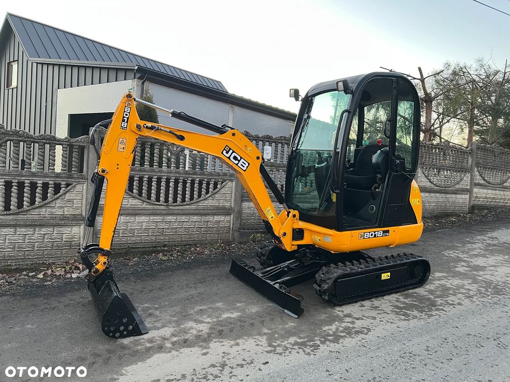JCB 8018 CTS * Minikoparka JCB 8018 * 2 Tony * Rozsuwane Podwozie * Nowe Gąsienice * Stan IDEALNY * - 9