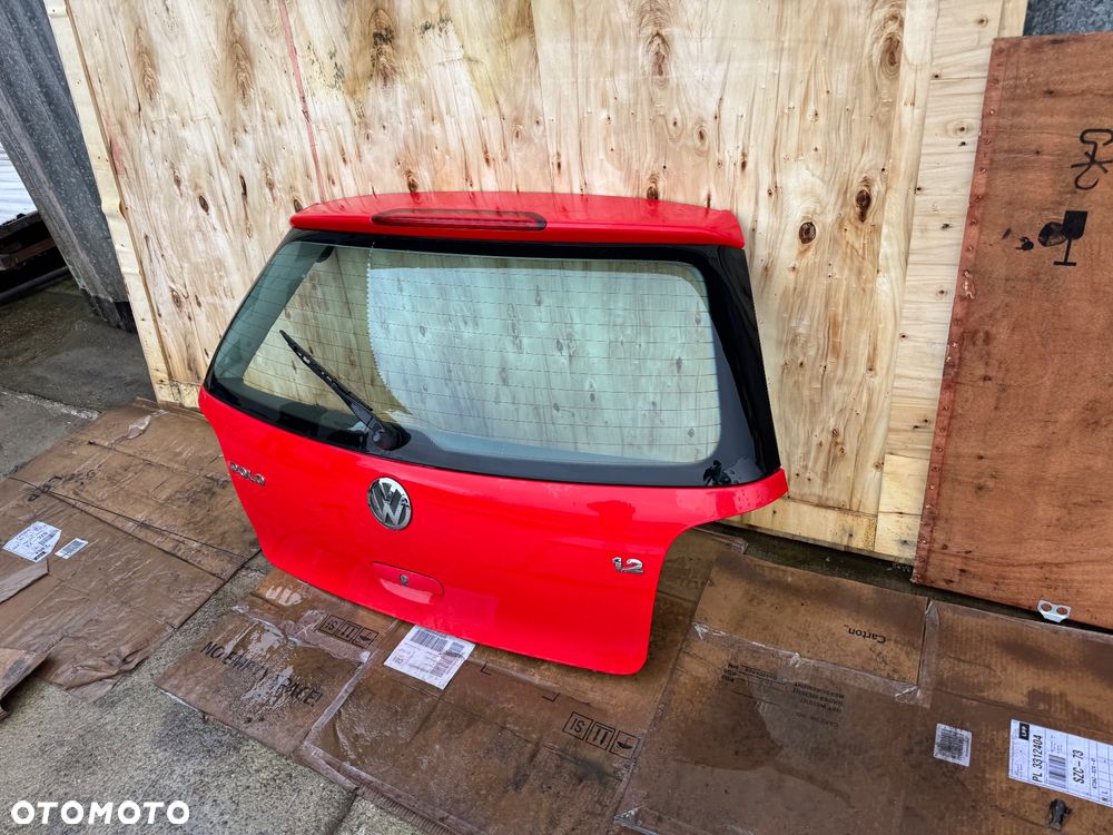 Vw Polo czerwone LP3G czerwony klapa bagażnika drzwi - 2