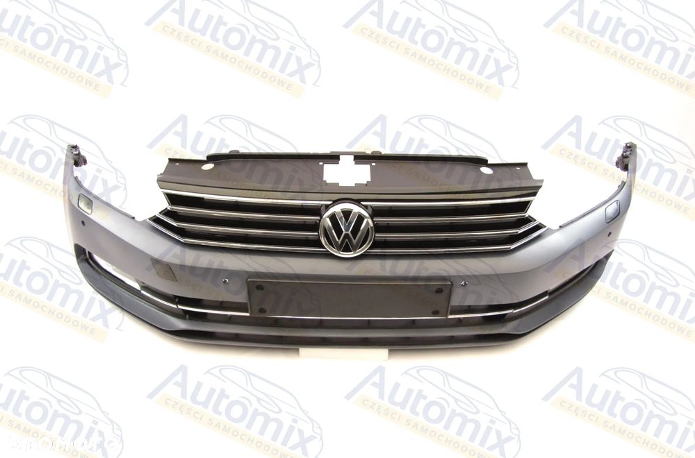 Zderzak przedni VW Passat B8 14 - 19 Sprysk. / Pdc-4 - 6