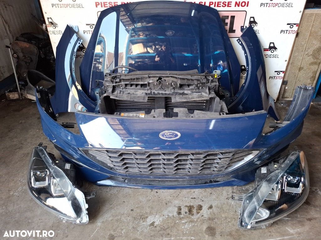 Fata completa Ford Kuga 3 ST-line 2019 2020 2021 2022 2023 2024 bara fata faruri capota trager radiator aripi - 1