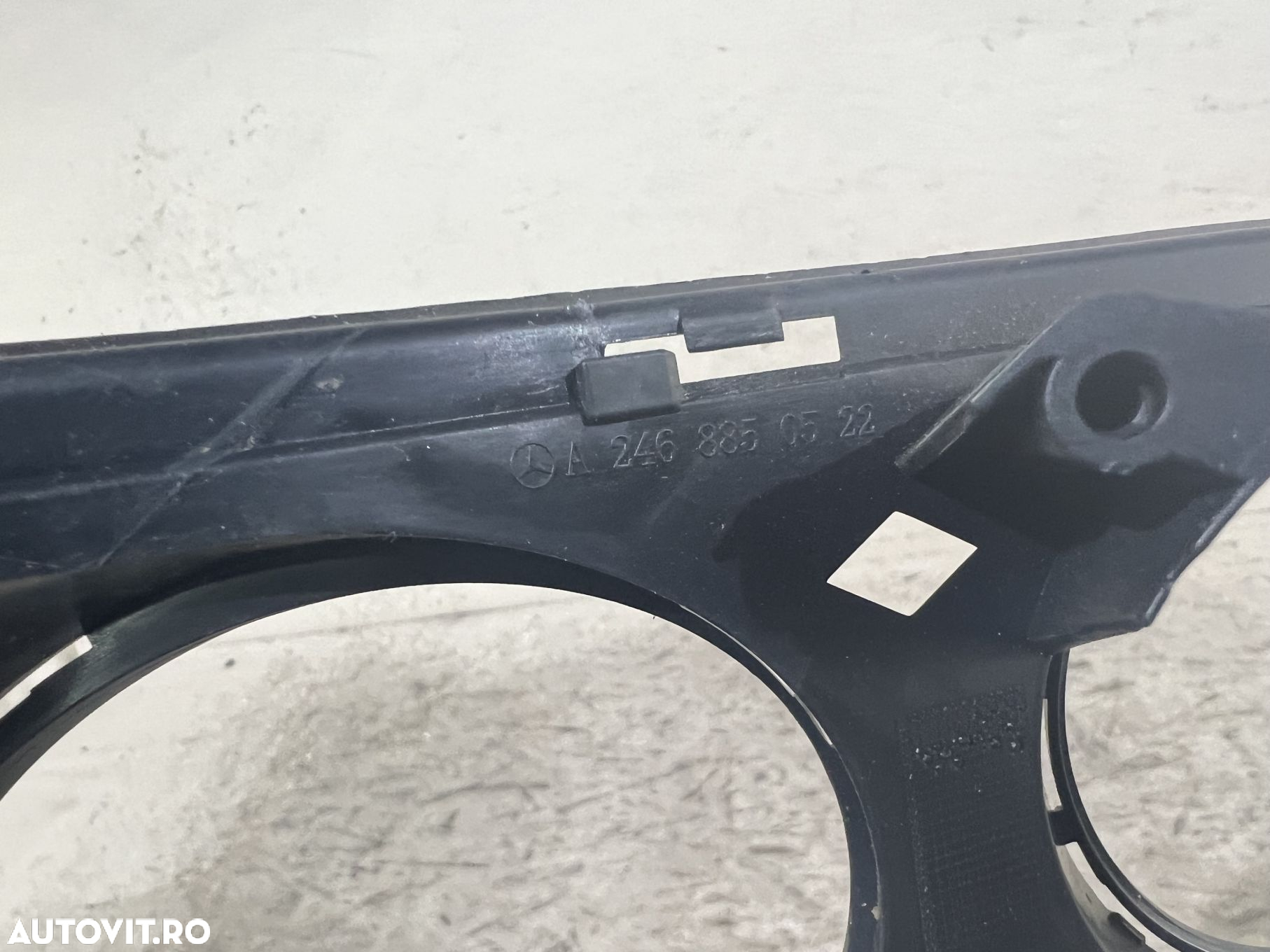 Grila dreapta bara fata, Mercedes B-Class W246, 2011, 2012, 2013, 2014, cod origine OE A2468850522. - 4