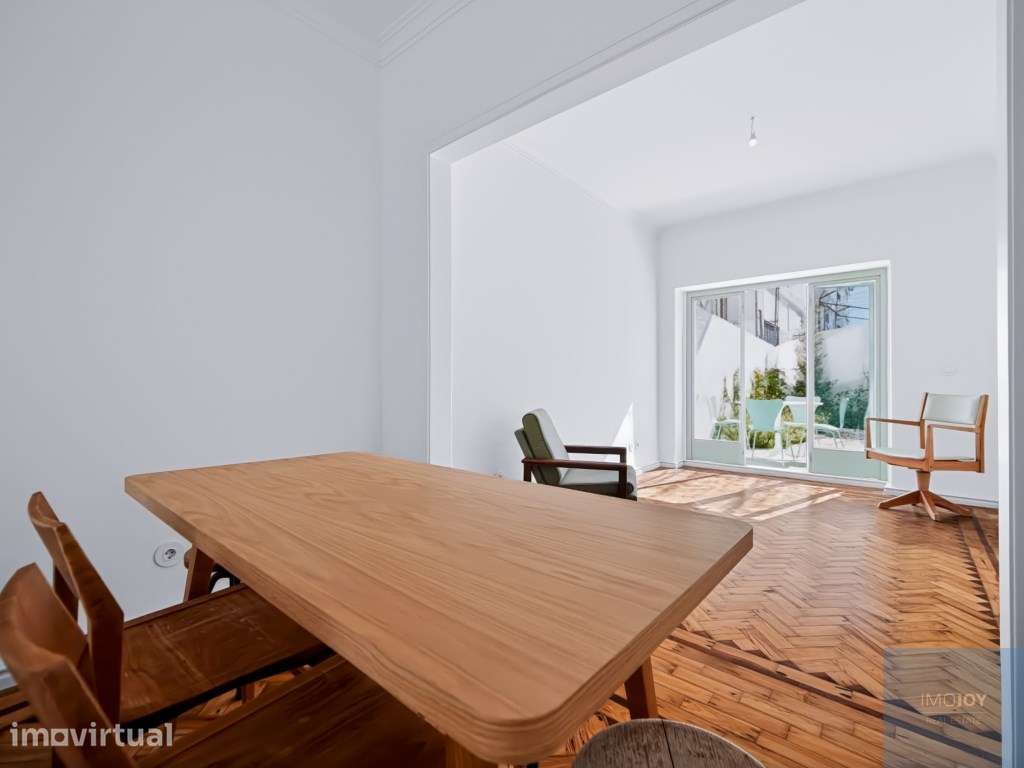 Apartamento T2 Remodelado em Paço de Arcos com Jardim Privativo - Grande imagem: 4/22