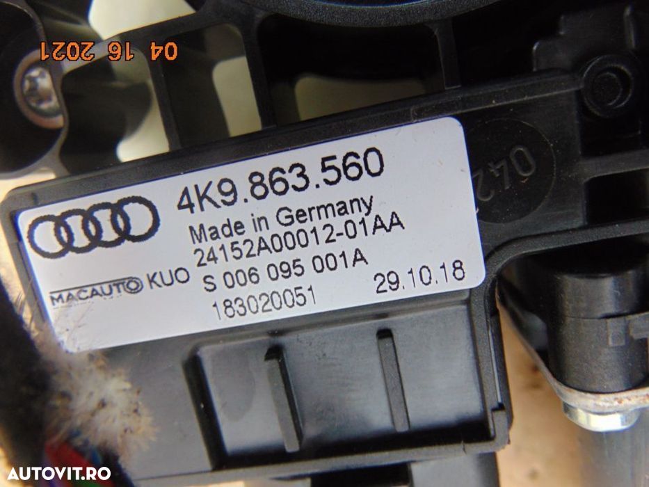 Motoras rulou portbagaj Audi a6 4k C8 mecanism rulou prtbagaj audi a6 - 2