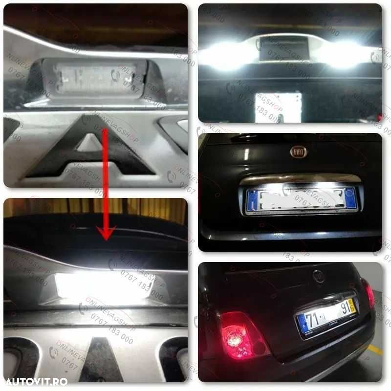 Set lampi LED numar Fiat 500, Abarth 500 an fabricatie 2007-2016 - 5