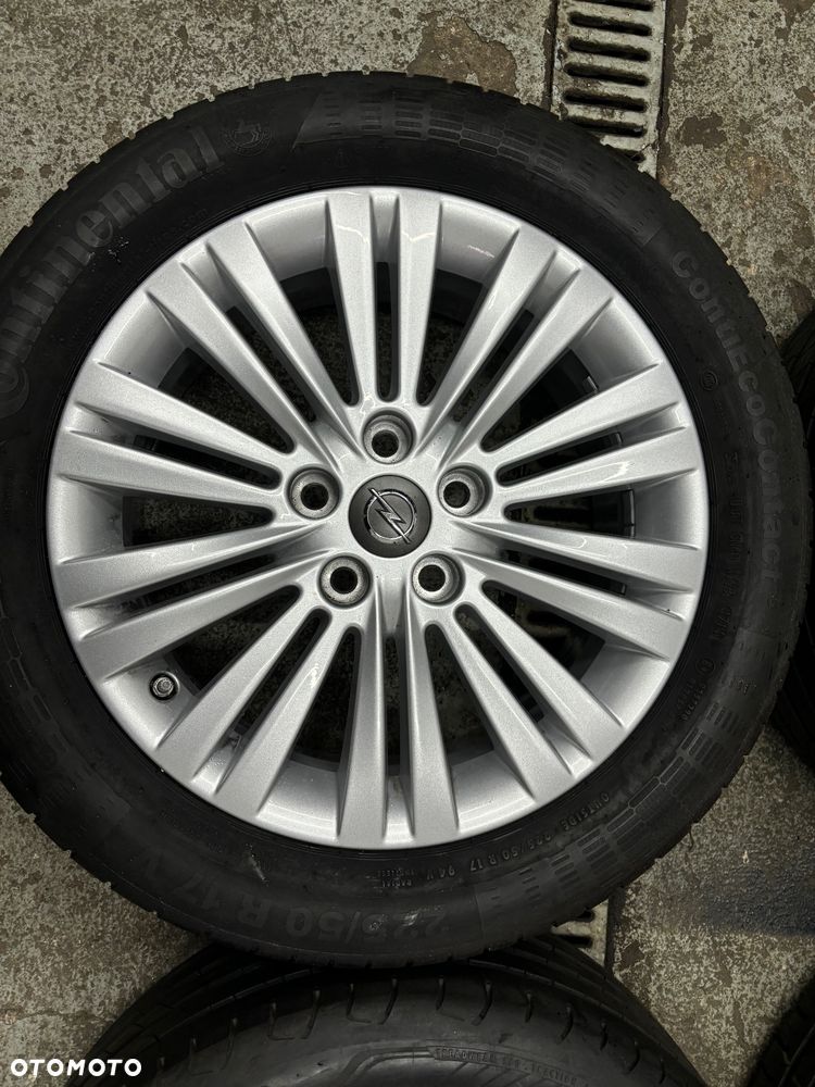 Alufelgi z Oponami Letnimi Opel 5x115 17x7J 225/50/17 GoodYear Continental - 2