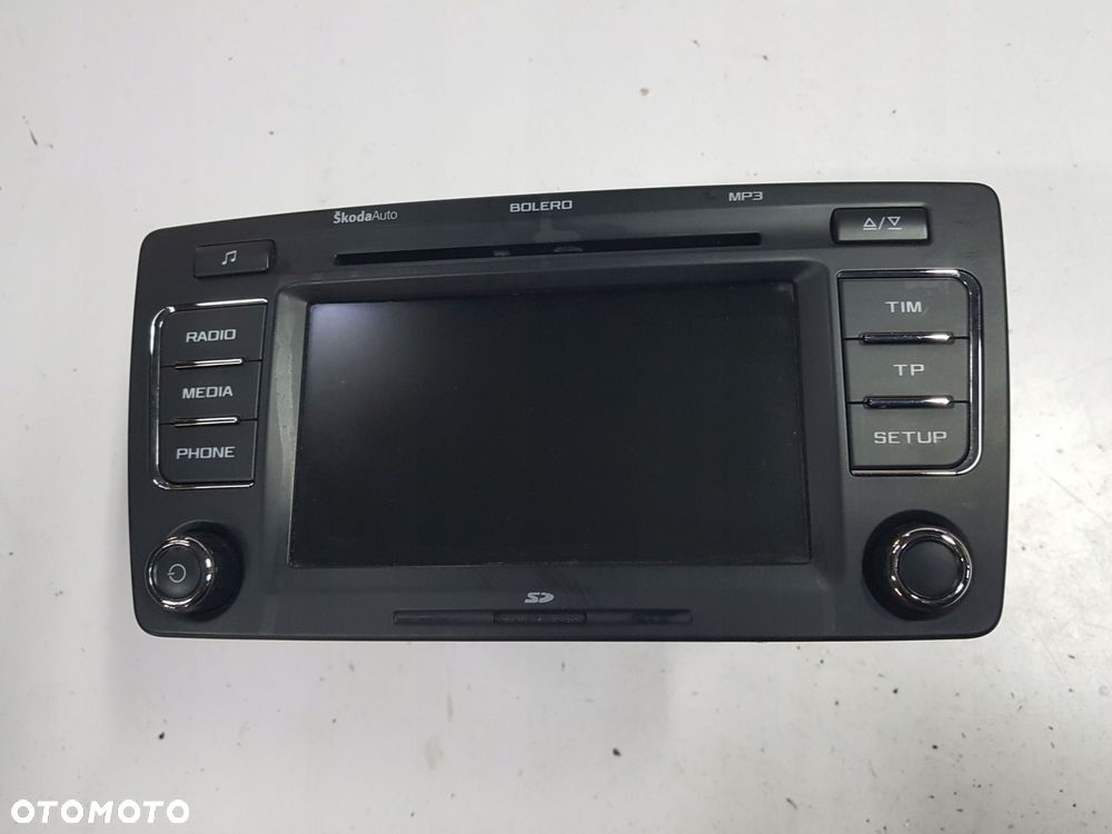 SKODA YETI 5L 09-13r RADIO CD MP3 BOLERO 1Z0035156F - 1