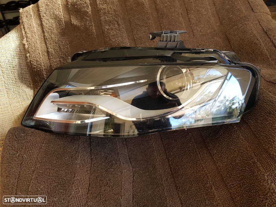 Farol bi xenon Led Audi A4 8k direcional - 8k09410035 S - 1