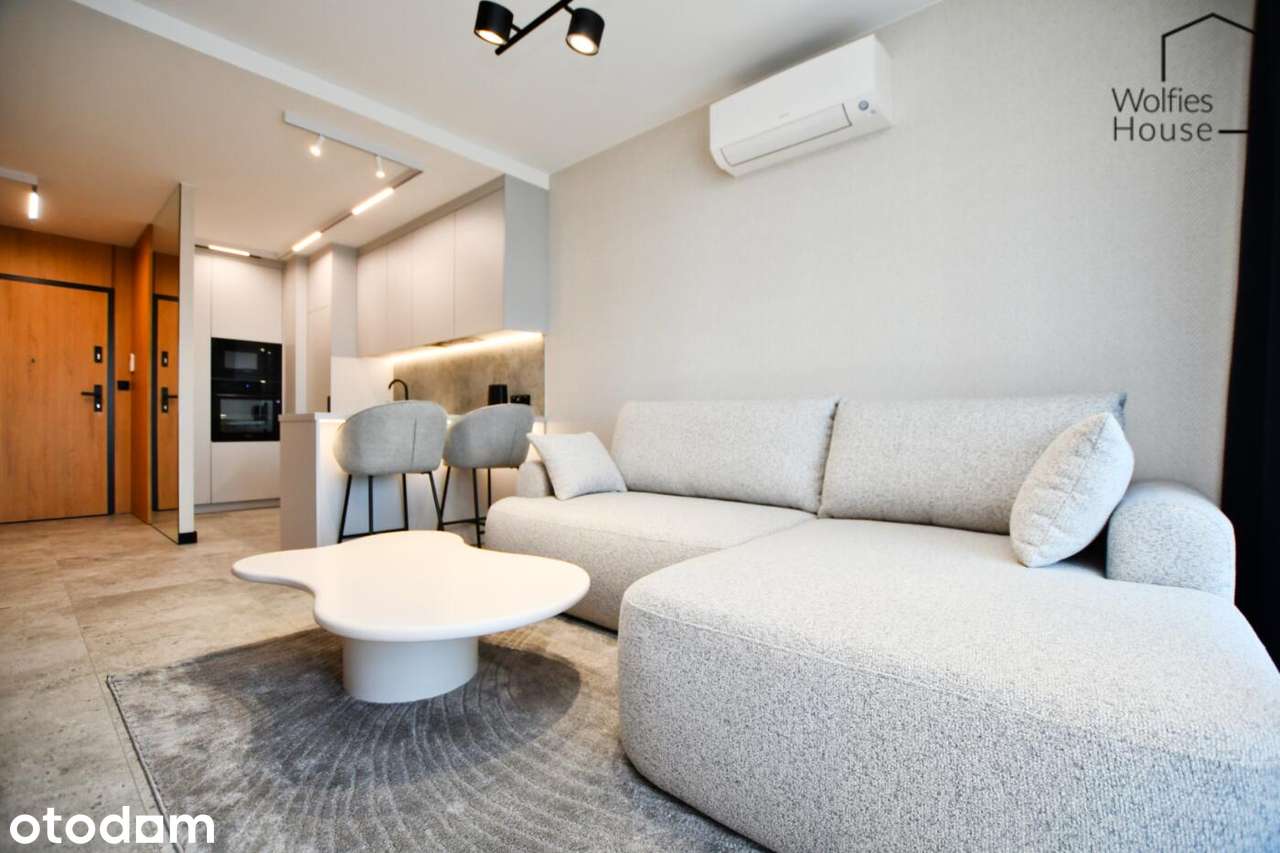 Nowe | Młyny Mogilska | 2 POK. | 43m2 | Klima | Balkon | ENG