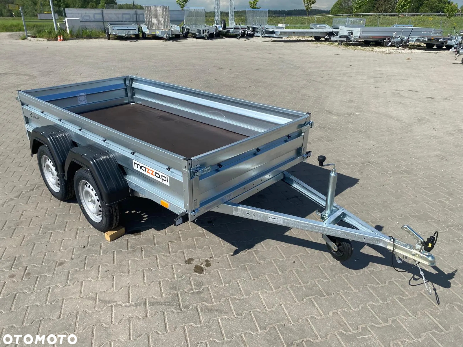 Zaslaw Dostawa Przyczepa DMC750kg 265x132x35cm, 2 osie SOLIDNA I MOCNA! HIT! - 11