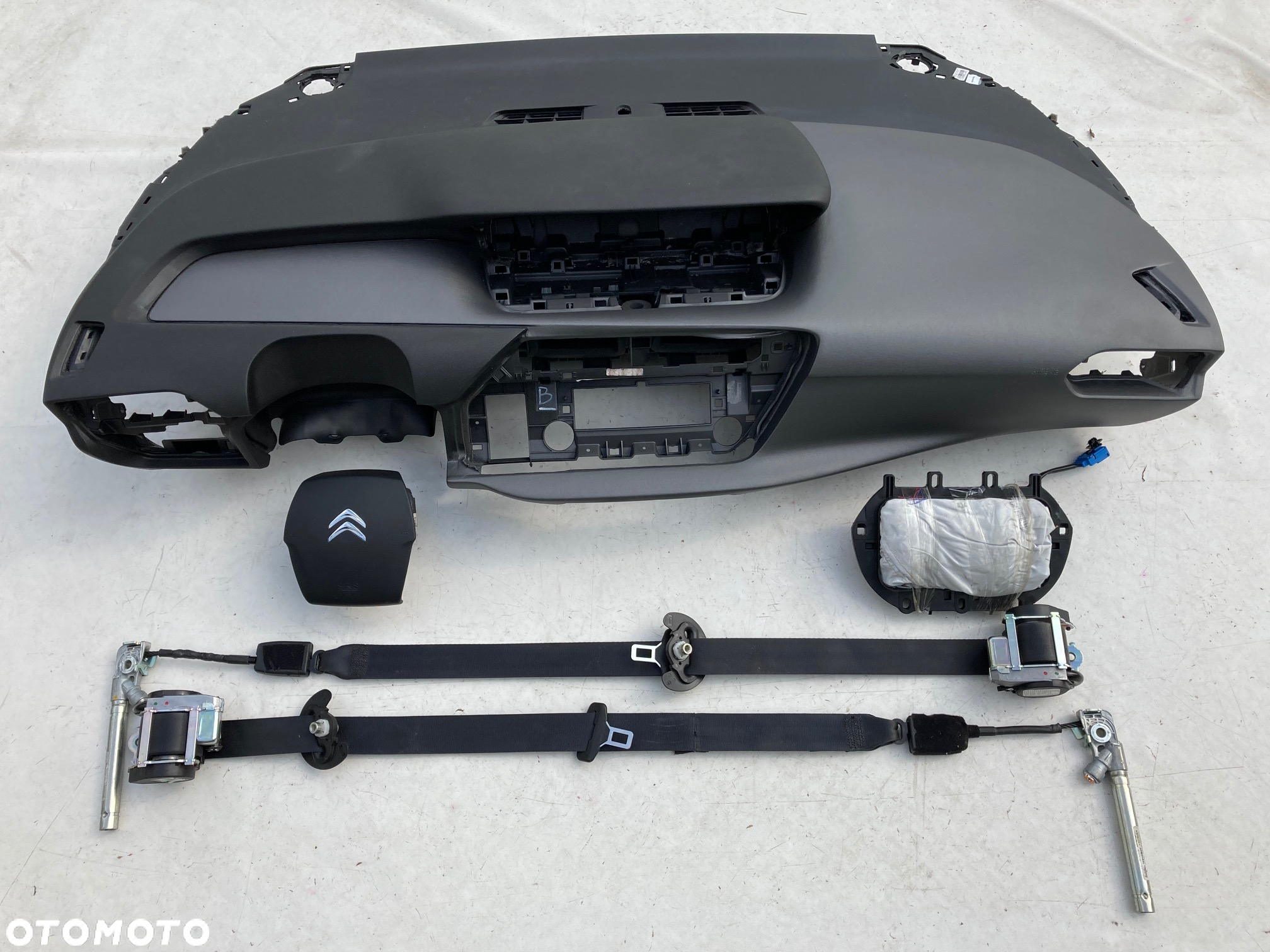 CITROEN C4 PICASSO 2 II DESKA ROZDZIELCZA KONSOLA KOKPIT PULPIT PÓŁKA PARAPET PODUSZKI AIRBAG AIR BAG SRS - 3