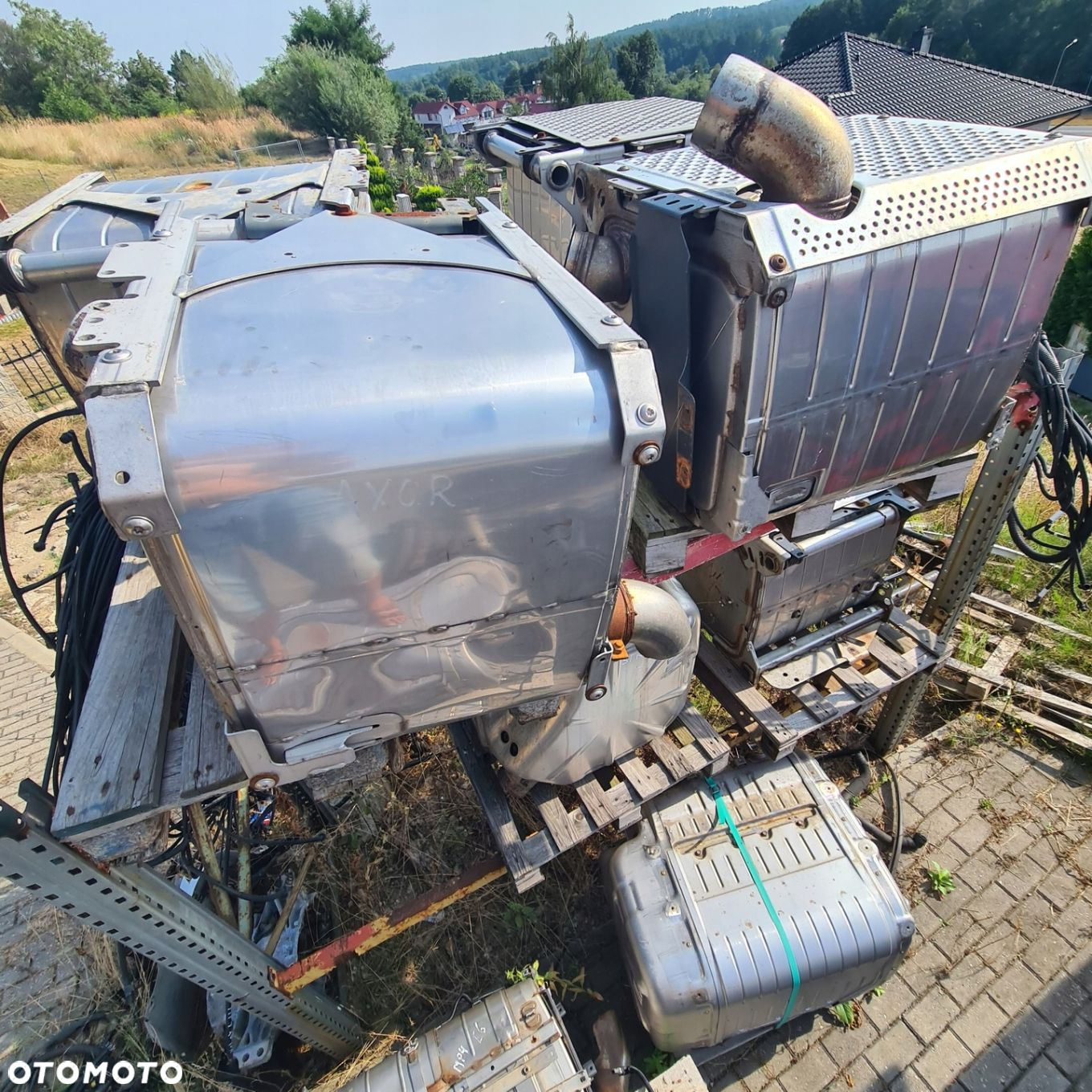 Katalizator tłumik górny wydech actros śmieciarka Wywrotka - 12