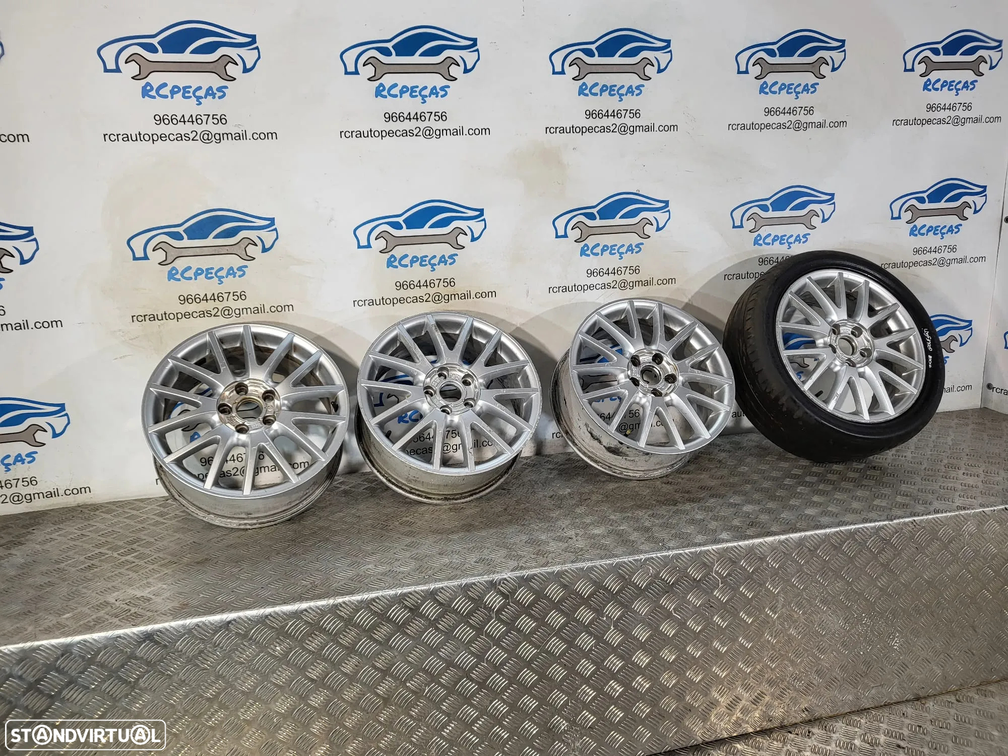 Conjunto Jantes 17 Originais VW Golf 5 Jetta 7J ET54 5x112 1K0601025AN - 4