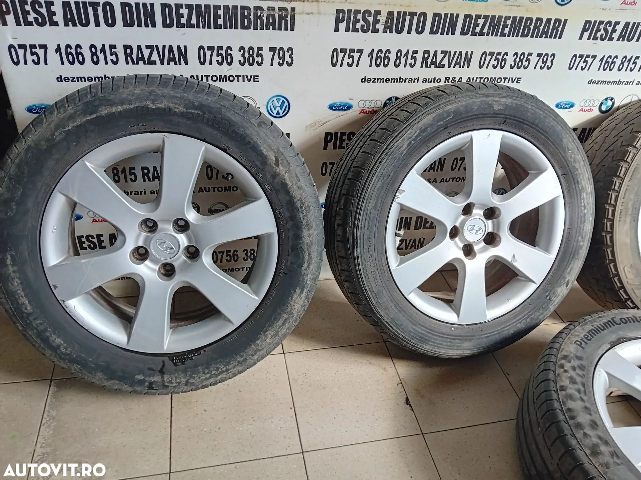 Set 5 Jante Aluminiu Hyundai Santa Fe 2 II 235/60R18 Prezoane 5x114.3 - 4