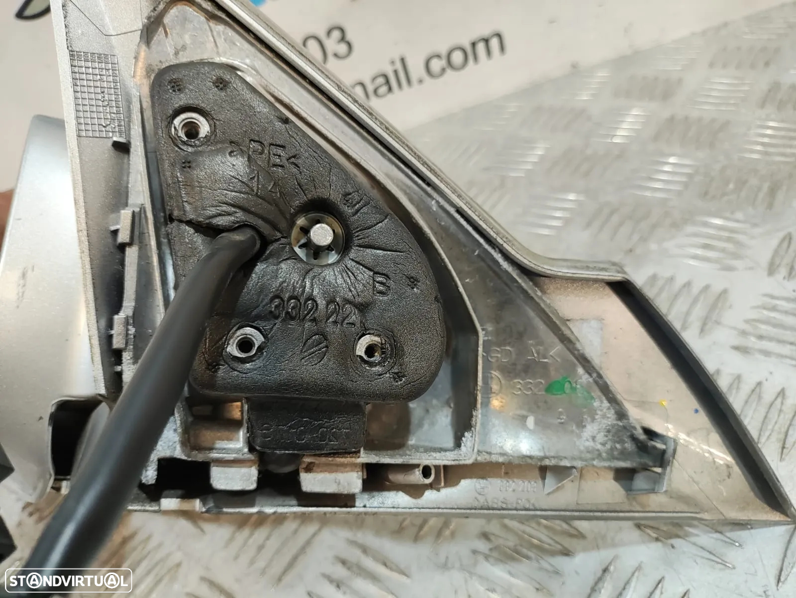Retrovisor esquerdo (sem proteção de pisca) original Mercedes CLK W209 - 6