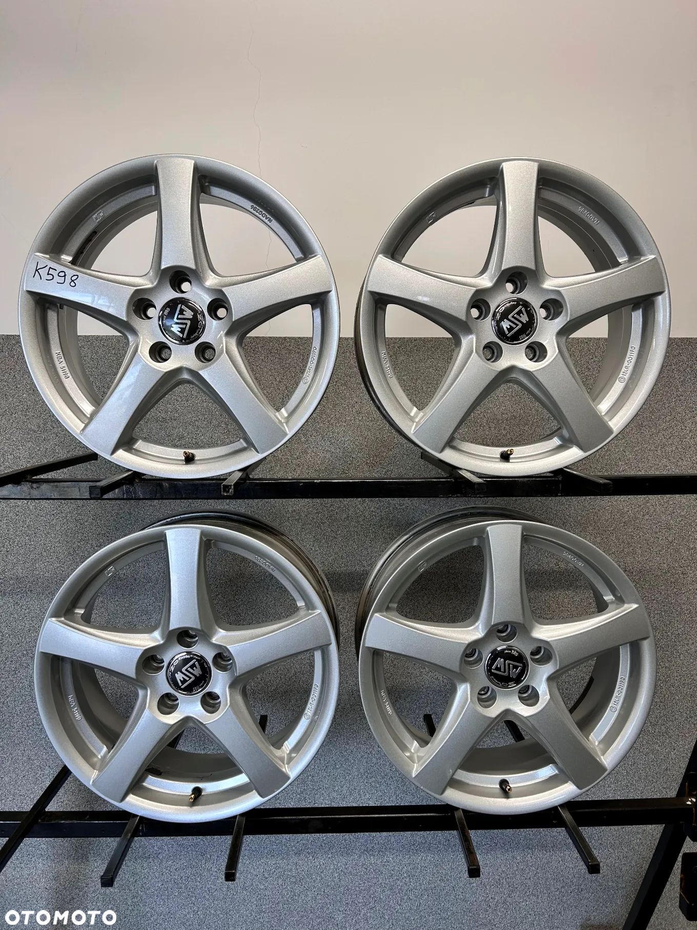4 FELGI ALU. VW PASSAT B6,B7,B8,ARTEON,NEW BEETLE,T-ROC,ATECA,SKODA SUPERB,SEAT LEON 17'' 6,5J ET41 DESIGNED by O.Z. - 1