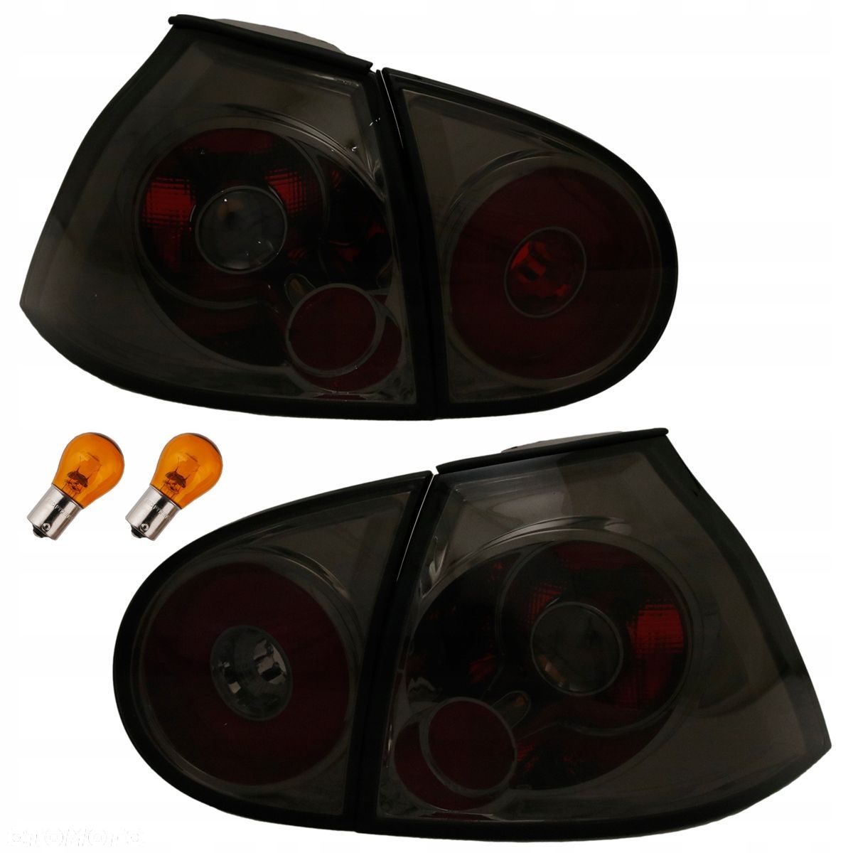 Lampy tyl ne kpl 4szt Tuning Clear Smoke Chrom Lexuslook VW Golf V 5 1k HB - 1
