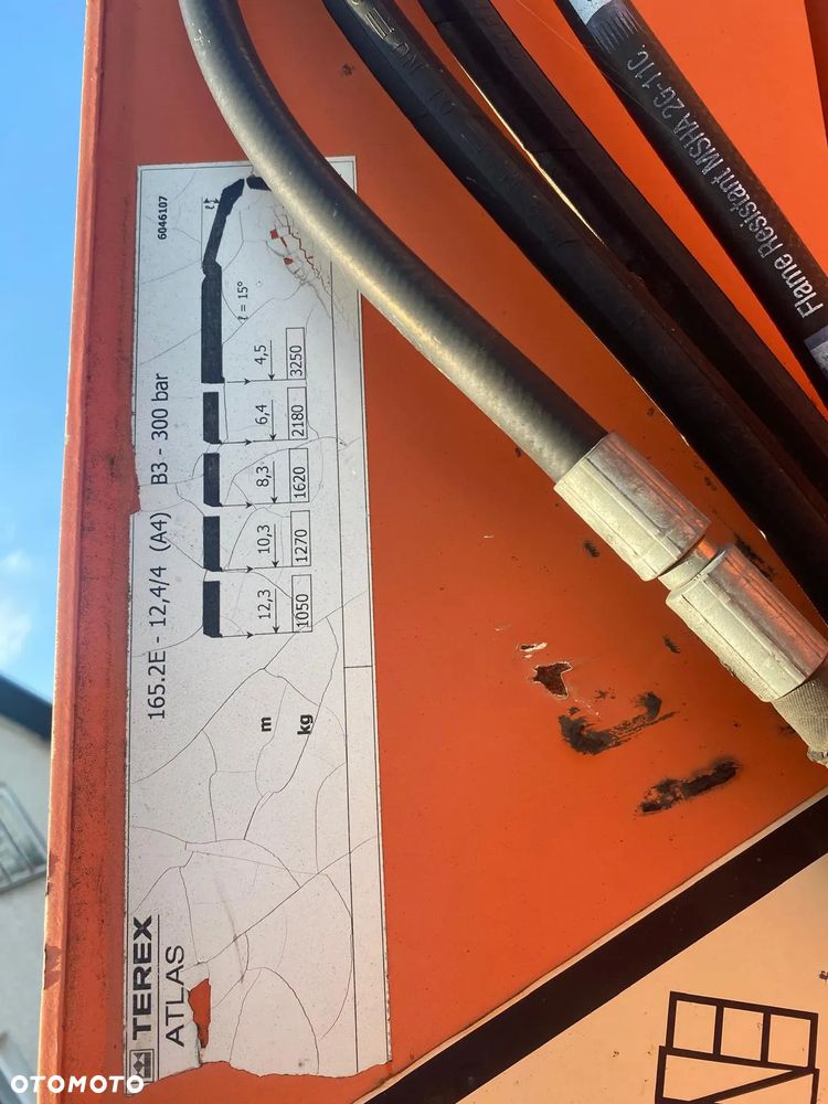 MAN TGA 26.390 / HDS TEREX ATLAS 165.2E / WYSIĘG 123m / PILOT / ROTATOR / BLOKADA MOSTU / SKRĘTNA I PODNOSZONA OŚ / IMPORT FRANCJA - 16