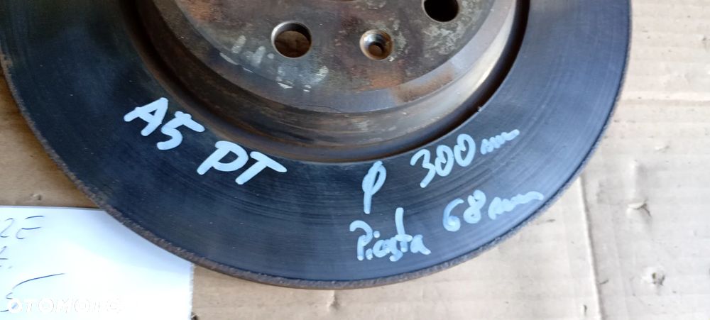 Tarcze hamulcowe klocki tył tylne 300mm Audi A5 8T 2.0 TDI - 8