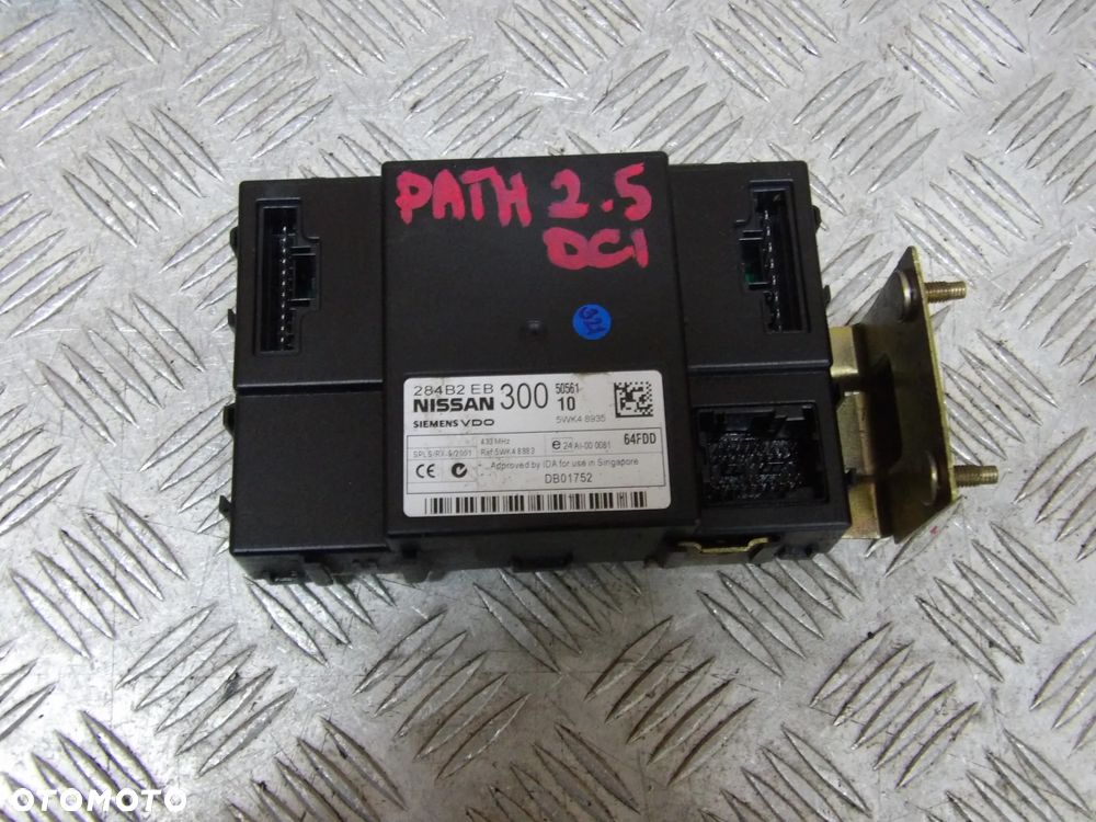 NISSAN PATHFINDER R51 NAVARA D40 2,5 DCI KOMPUTER SILNIKA ZESTAW STARTOWY - 9