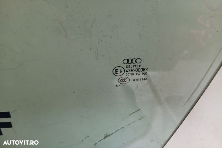 Geam usa fata stanga 43R-00083 43R-00083 Audi A6 4F/C6 [2004 - 2008] - 2