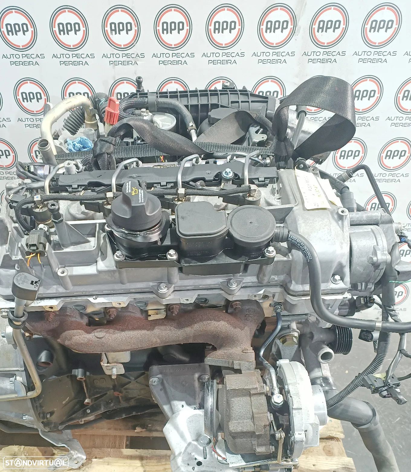 Motor Mercedes W209 220 CDI, referência 646966, aproximadamente 187 300 KMS. - 1