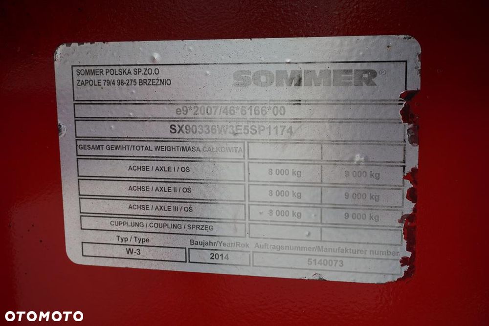 Sommer CYSTERNA SPOZYWCZA / 28 374 LITRÓW / 4 KOMOROWA /  WEBASTO / POMPA - 11