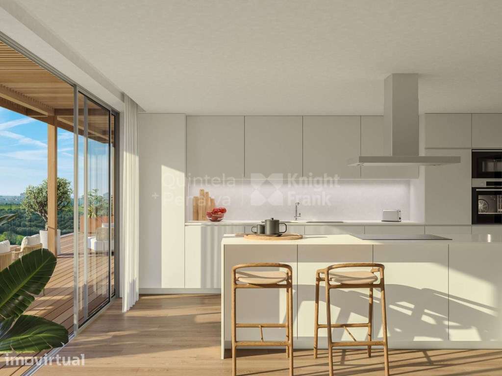 Penthouse T4 com terraço, vista mar e estacionamento em Oeiras - Grande imagem: 4/18