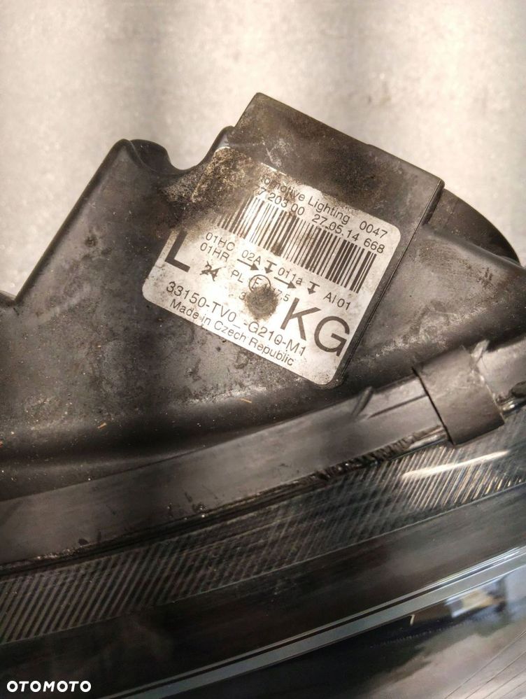 honda civic ix lampa zw lewy przód 33150-tv0 - 2