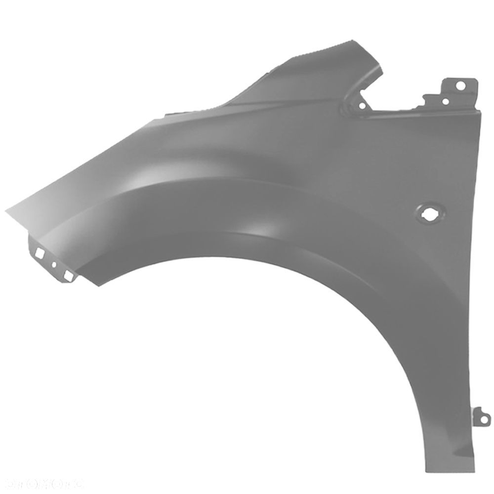 BLU Błotnik FORD KA II 2 ZJNC lewy srebrny 2008-2015 przód Moondust Silver - 2