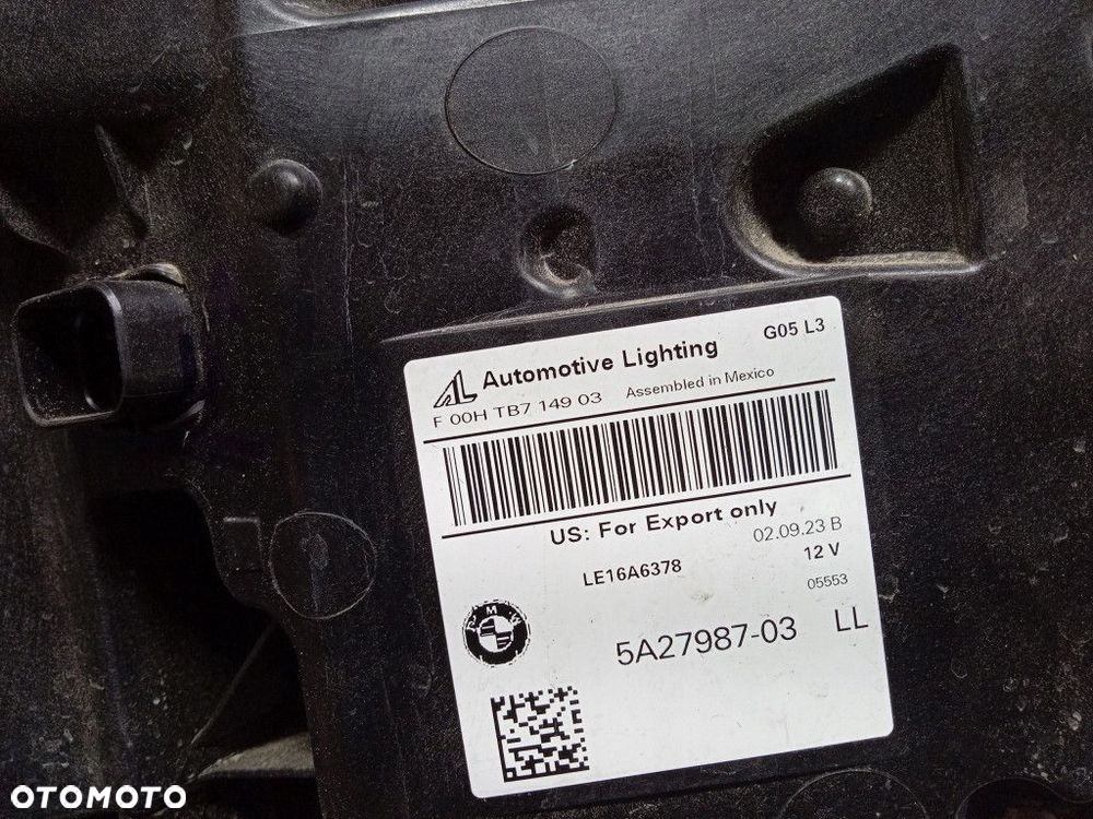 BMW X5 G05 G06 REFLEKTOR LEWY LAMPA PRZEDNIA 5A27987 - 7