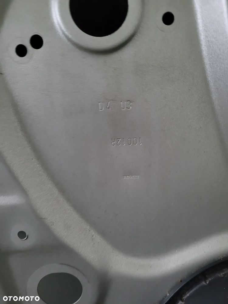 DRZWI LEWY PRZÓD LEWY PRAWY TYŁ RENAULT SCENIC III  3 SREBRNE BIAŁE - 12