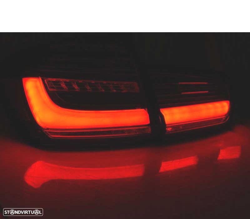 FAROLINS TRASEIROS BMW F30 FULL LED DINÁMICO PRETO - 4