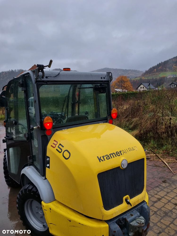 Kramer Ładowarka kołowa 348  JAK NOWA! Import Norwegia Łyżka szufla+ widły Serwisy w Dekra 4koła skręt Zero luzów wycieków Oryginał dodatkowa Hydraulika Yyanmar silnik - 20